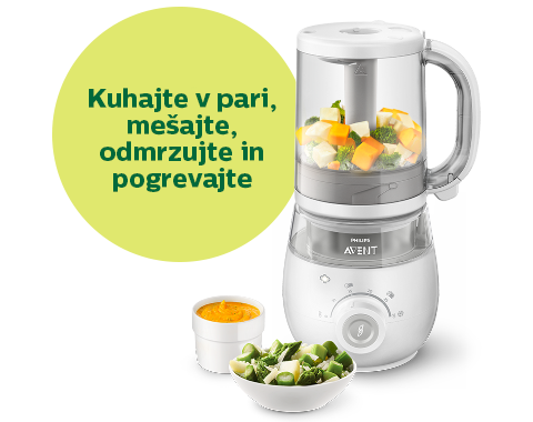 Aparat za pripravo zdrave otro&scaron;ke hrane Philips Avent 4-v-1
