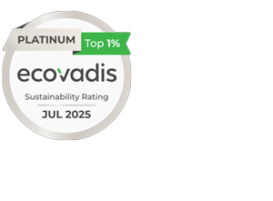 Platinasta medalja EcoVadis julij 2025
