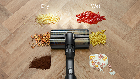 Brezžični sesalnik Philips AquaTrio za sesanje in pomivanje serije 9000 očisti mokre in suhe nečistoče