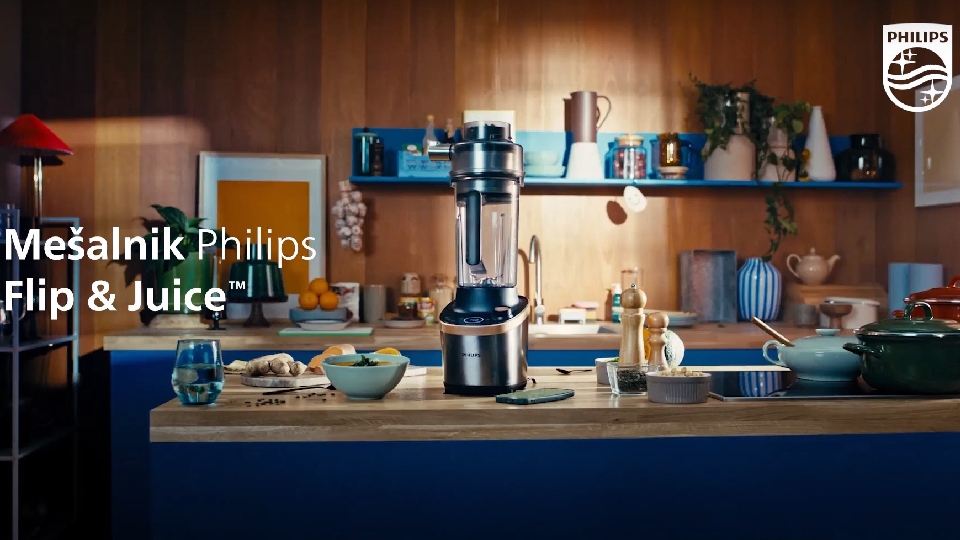 Sličica videa o delovanju me&scaron;alnika Philips Flip & Juice, video o izdelku