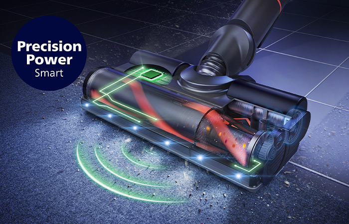 Edinstven sistem za sesanje in mokro brisanje, brezžični sesalniki