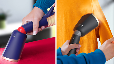 Priklop in uporaba: pripravljen v nekaj sekundah, likalna deska ni potrebna