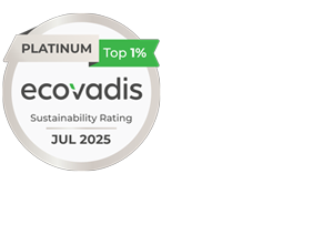 Platinasta medalja EcoVadis julij 2025